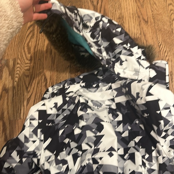 Roxy Ski Snowboard jacket coat LG black & white - worn once! - Picture 9 of 14